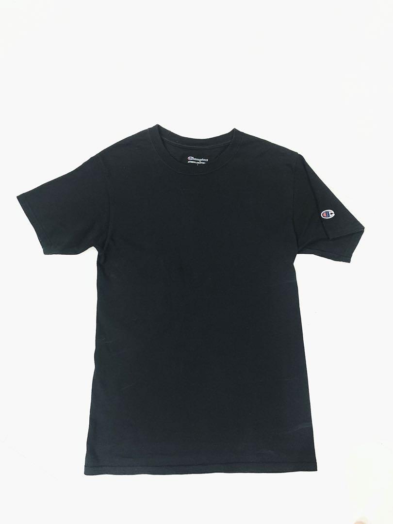Champion plain t best sale shirt