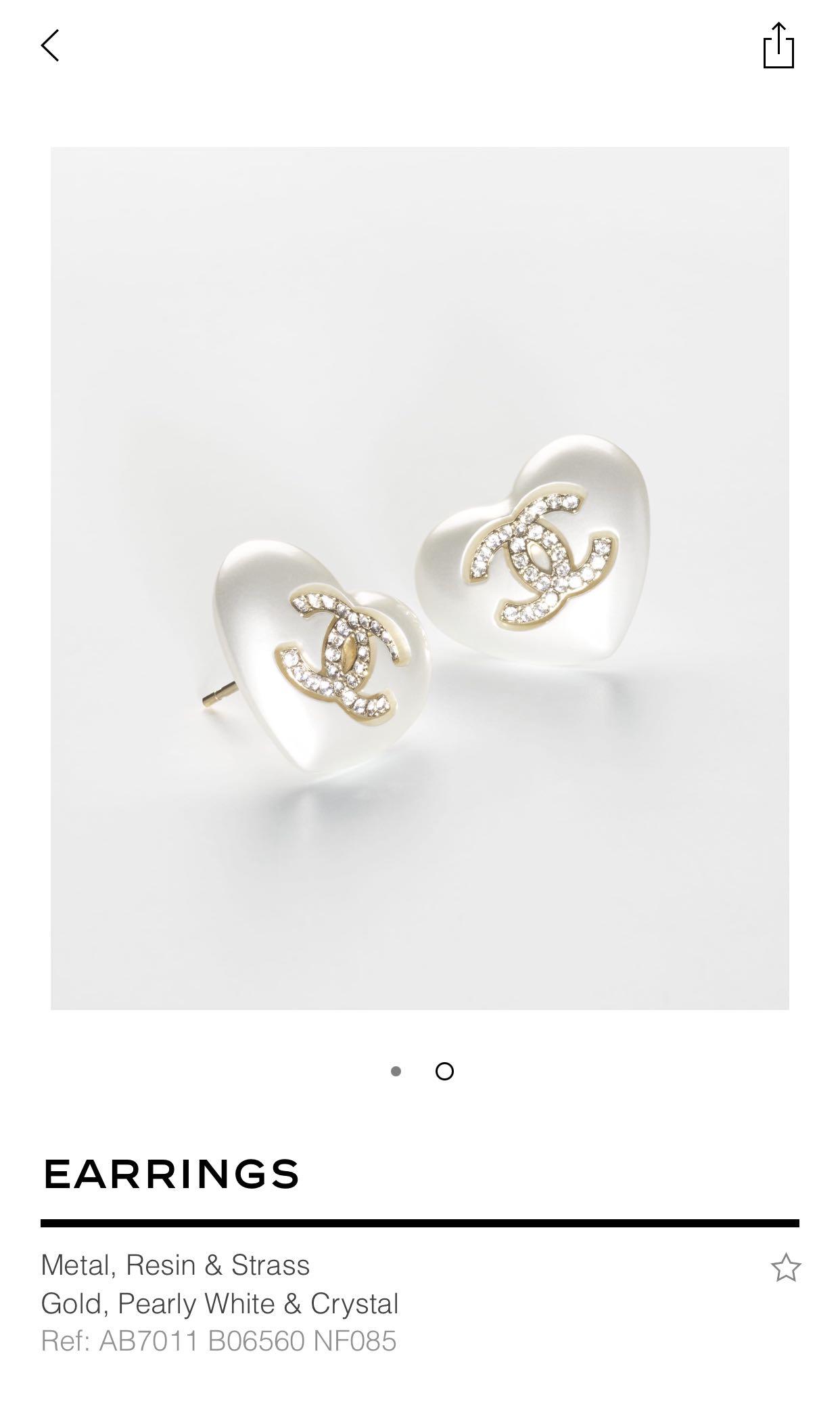 Chanel Heart Earrings – LLBazar