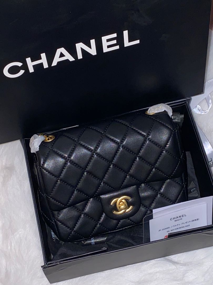 Chanel VIP Gift Bag - Sling Bag (Black), Luxury, Bags & Wallets on