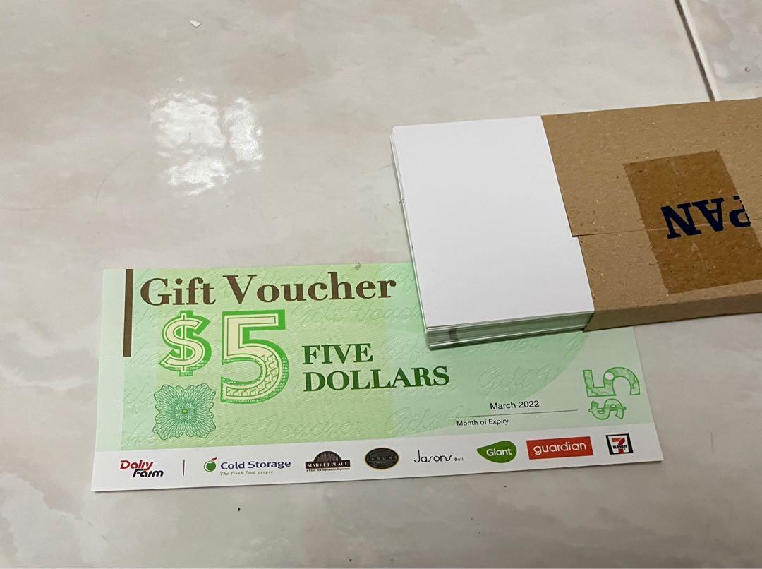 Choice voucher in 5, Tickets & Vouchers, Vouchers on Carousell