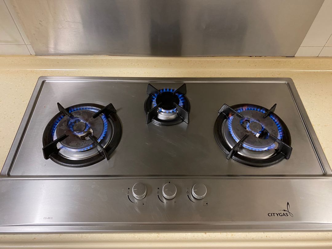 City Gas Hob 3 Burner