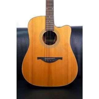 Custom Acoustic FG32CEQ Full Solid Dreadnaught Cutaway Steel String Guitar With Fishman Presys Pickup