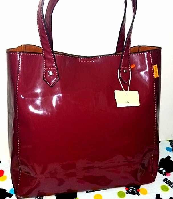 David Jones Medium Woven Tote Bag With Faux Leather Trim Natural/blue