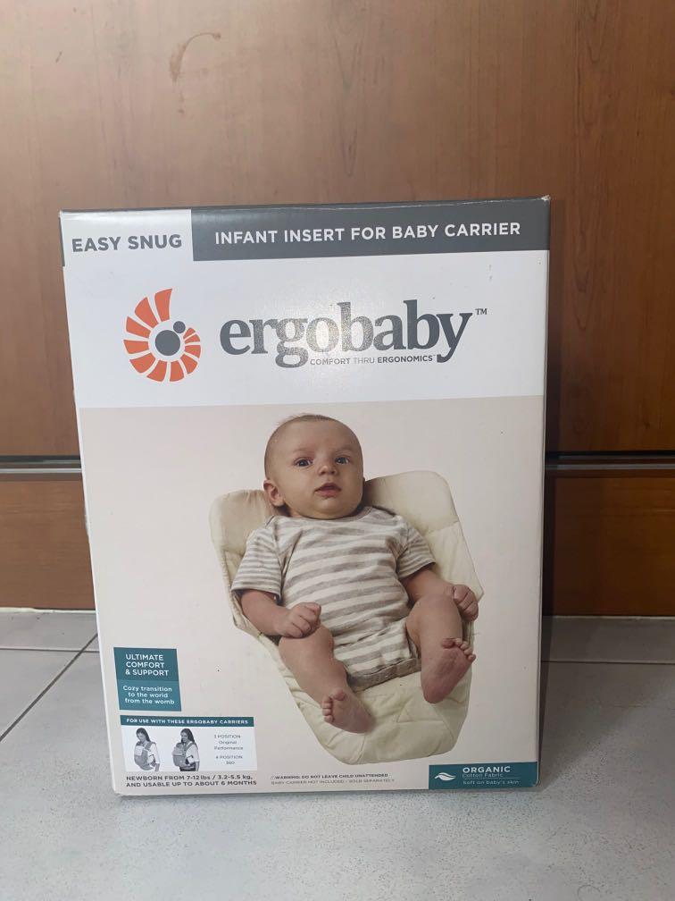 ergobaby Easy Snug infant insert for baby carrier Babies Kids Babies Kids Fashion on Carousell