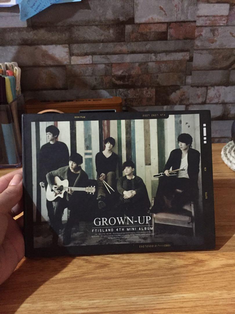 FT island Grown up 4th mini album (Category: CDs & DVDs) located in San Jose del Monte. Submitted by ninikkiee (Listing ID 1111298683, Image 1). Description: Like new, played few times, cd and album is in overall good condition. Pm me for more pictures Courier : gogo express,lalamove,grab shouldered by the buyer.