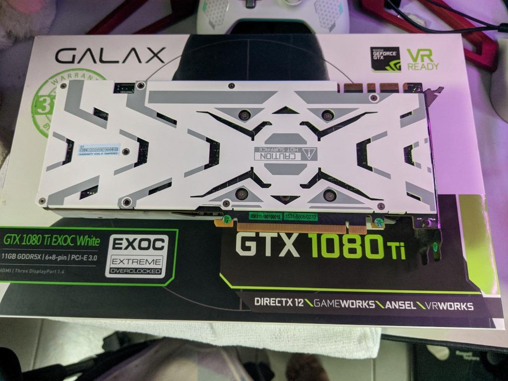 Galax gtx 1080 hotsell ti exoc white