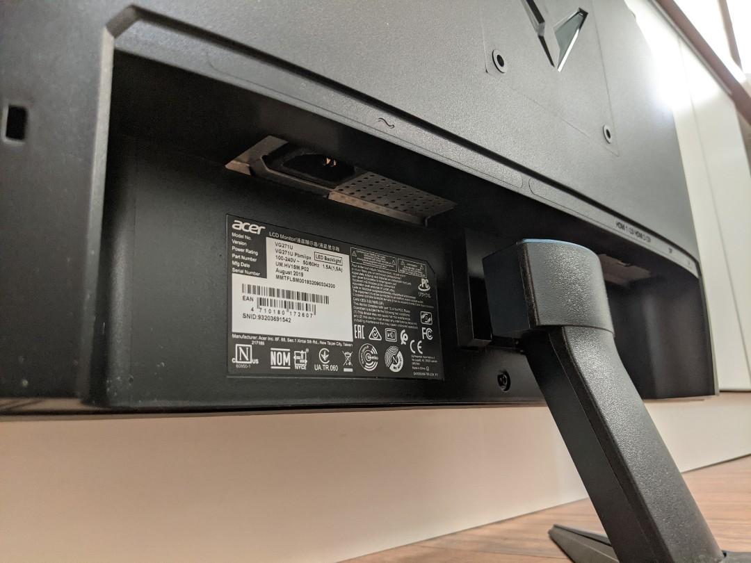 Acer vg271up sales