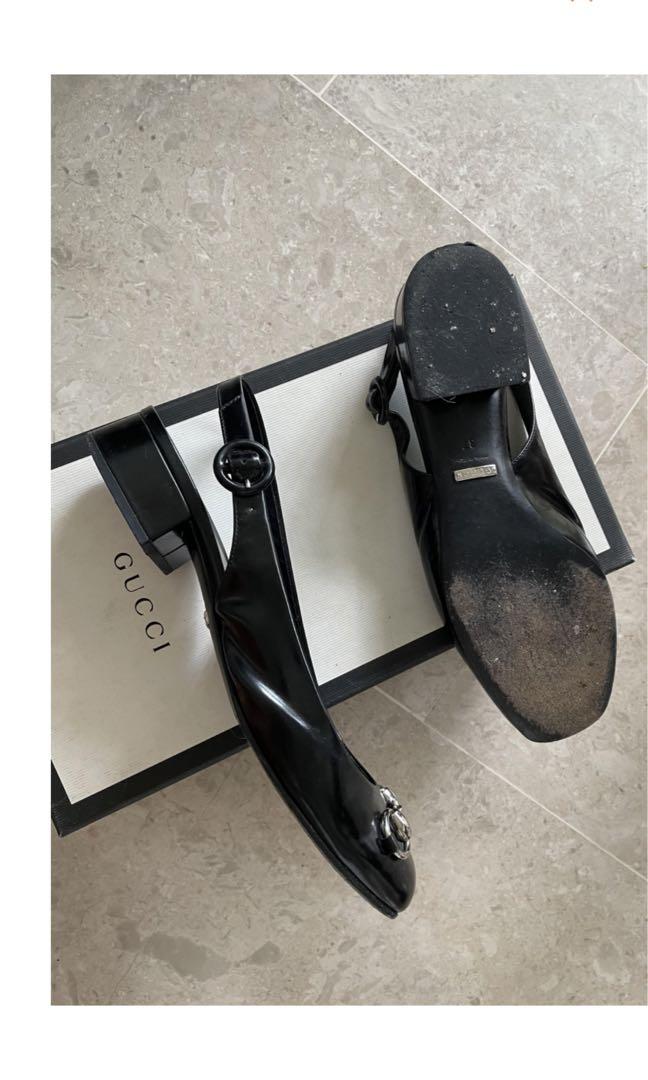 Gucci Lillian 36 37 flats Women s Fashion Footwear Flats on Carousell