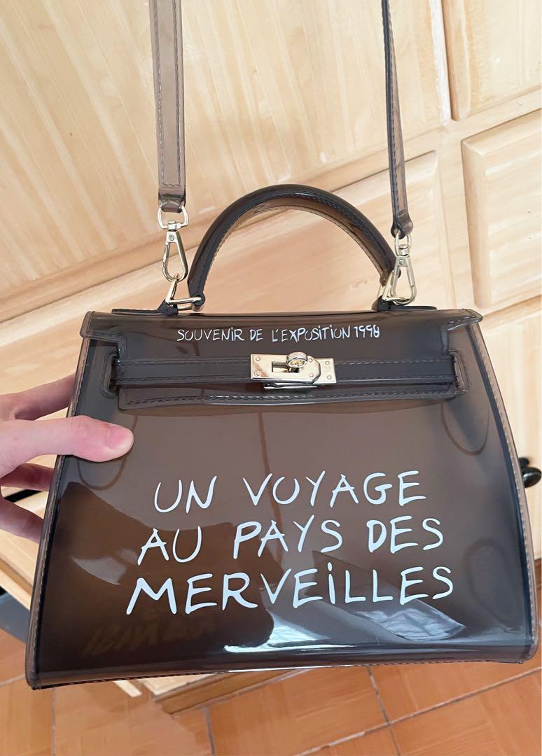 Hermes kelly pvc top bag