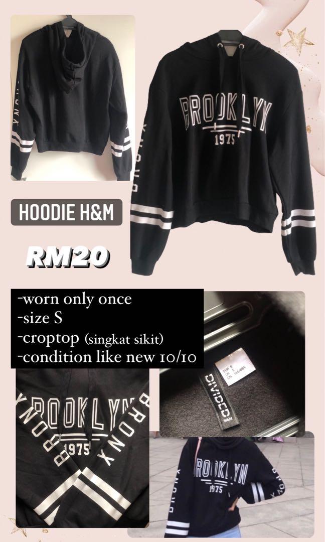 Hoodie H M Brooklyn Black Men s Fashion Tops Sets Hoodies on