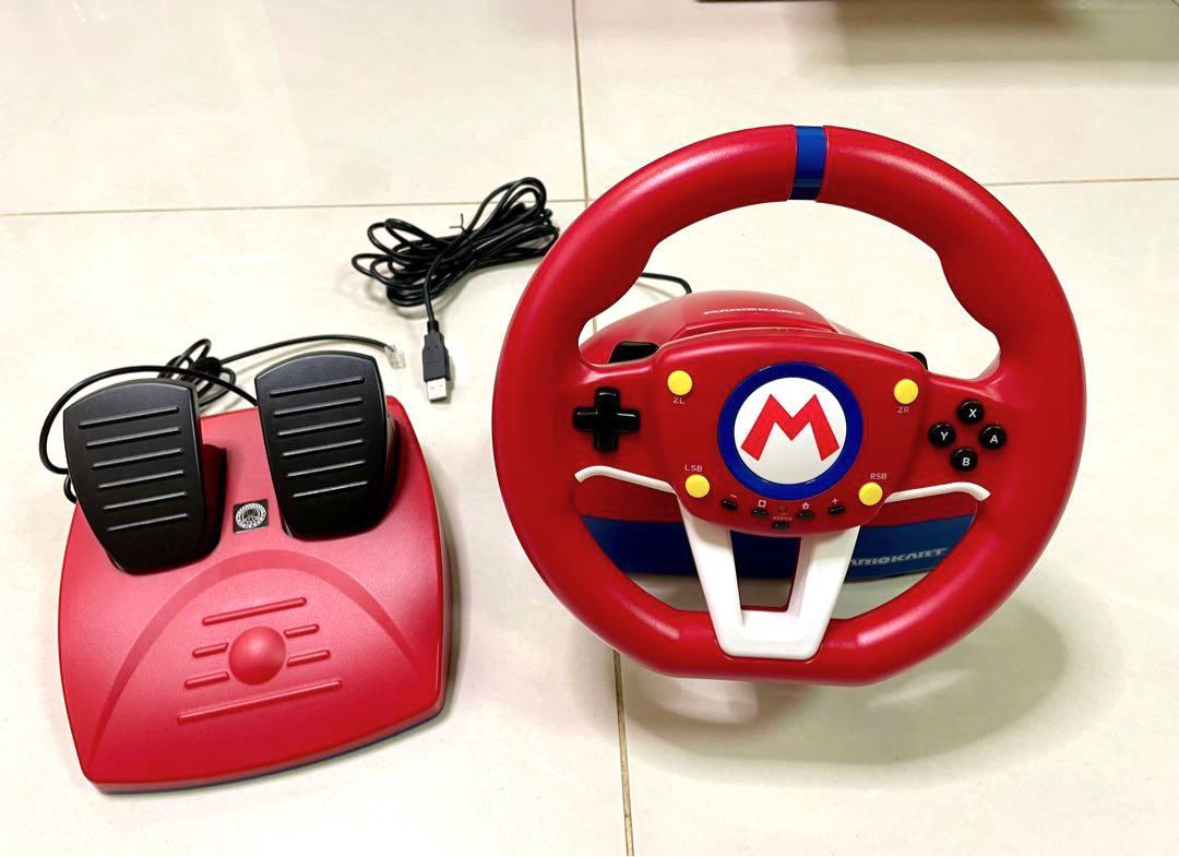 日本hori Nintendo Switch Mario Kart 瑪利歐賽車8 軚盤方向盤 Nsw 4 Mario 電子遊戲 電子遊戲機 Nintendo 任天堂 Carousell