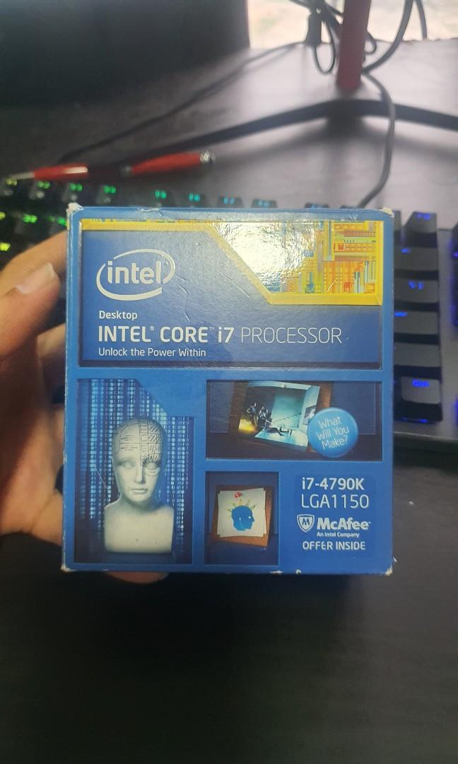 Intel I7 4790k Lga1150 4 00ghz Electronics Computers Others On Carousell