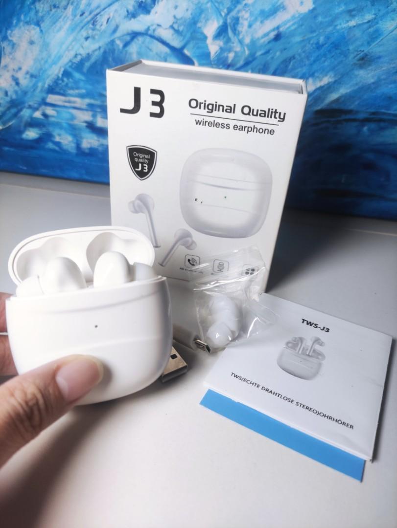J3 original quality wireless earphone instructions discount