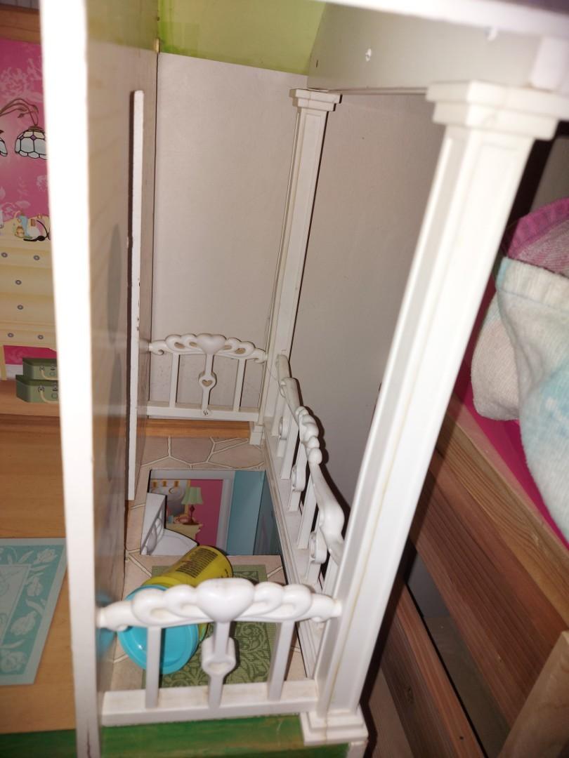 KidKraft Kaylee Wooden Dollhouse, Almost 4 Feet Tall with Elevator and Stairs, Hobbies & Toys