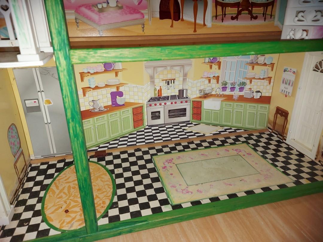 KidKraft Kaylee Wooden Dollhouse, Almost 4 Feet Tall with Elevator and