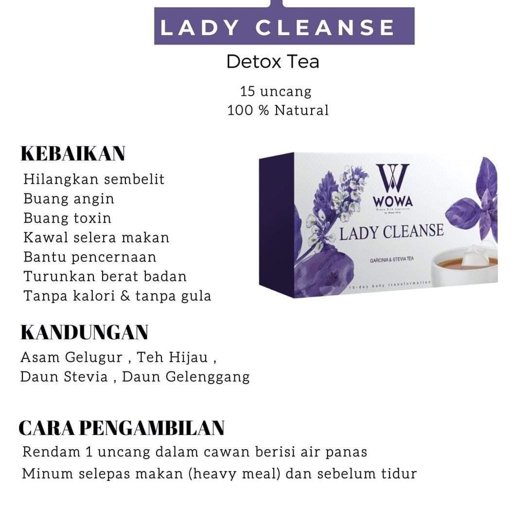 Lady Cleanse Detox Tea Health Nutrition Health Supplements Health Food Drinks Tonics On Carousell