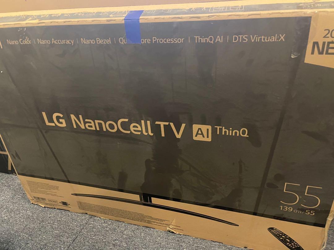 LG 55SM8100AUA: 55 Inch Class 4K HDR Smart LED NanoCell TV w/ AI ThinQ®
