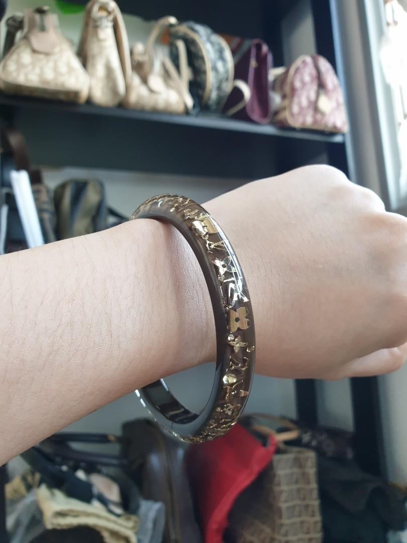 Inclusion bracelet Louis Vuitton Brown in Plastic - 33590654