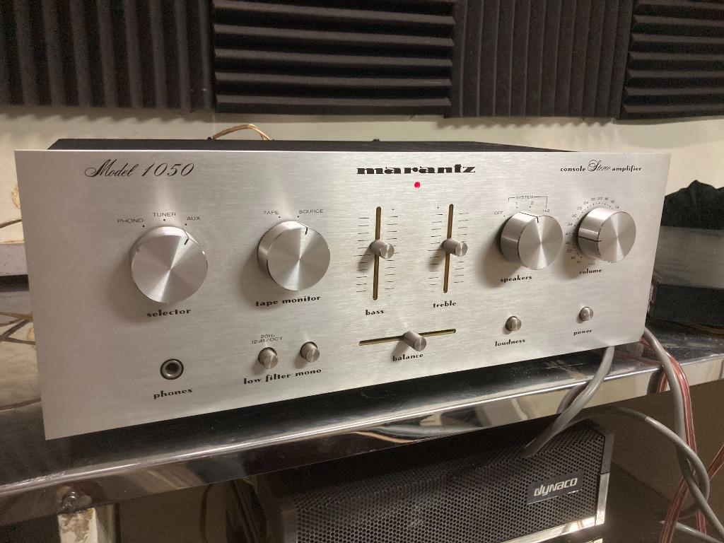 AMPLI MARANTZ 1050 USA MODEL RACK RARE AMPLIFIER DESIGN HIFI VINTAGE