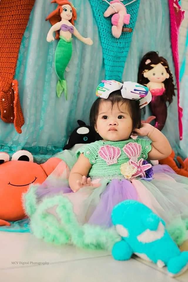 Mermaid outfit for 1 year old sale