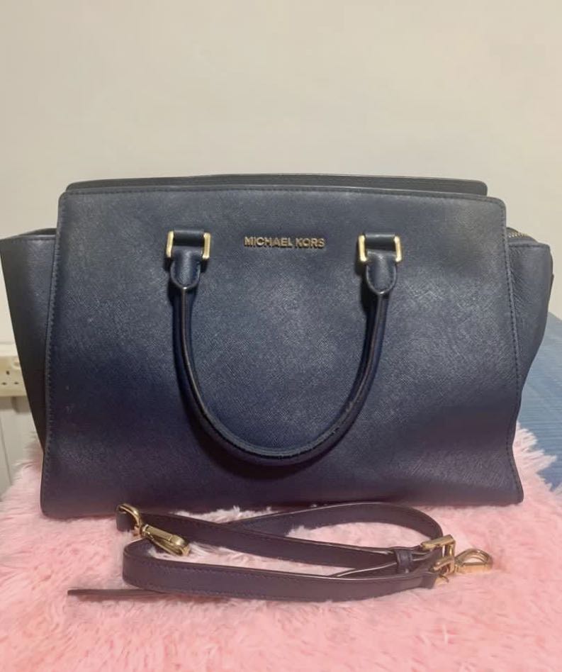 Michael kors discount blue purse