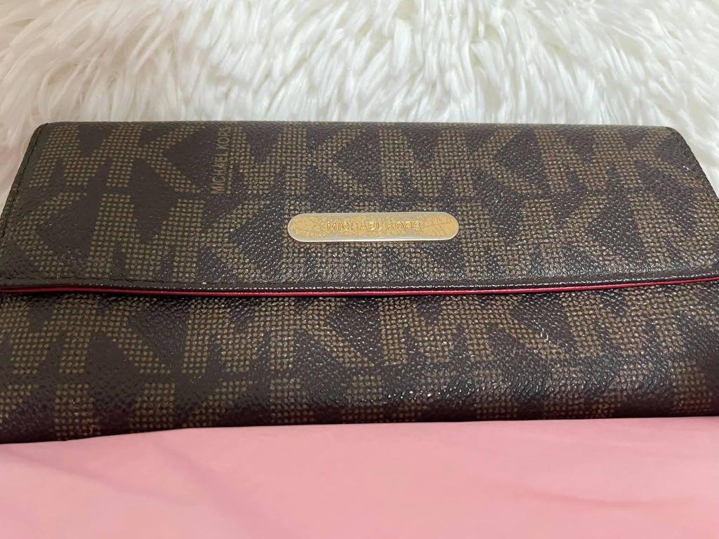 MK Monogram Long Wallet Women s Fashion Bags Wallets Wallets