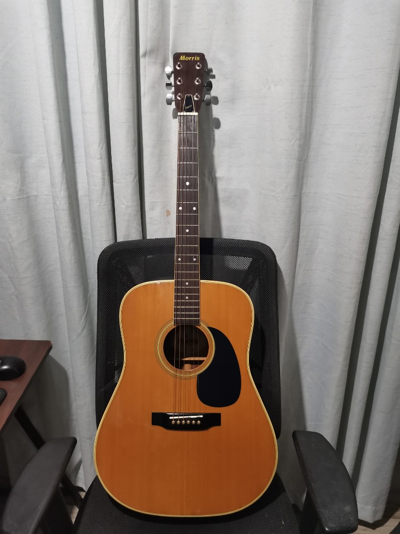 Morris W-20 Vintage Rare Acoustic Guitar, Hobbies & Toys, Music