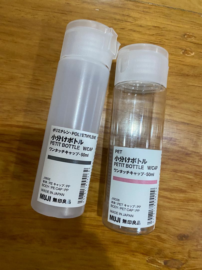 Muji container 50ml, Beauty & Personal Care, Face, Face Care on Carousell