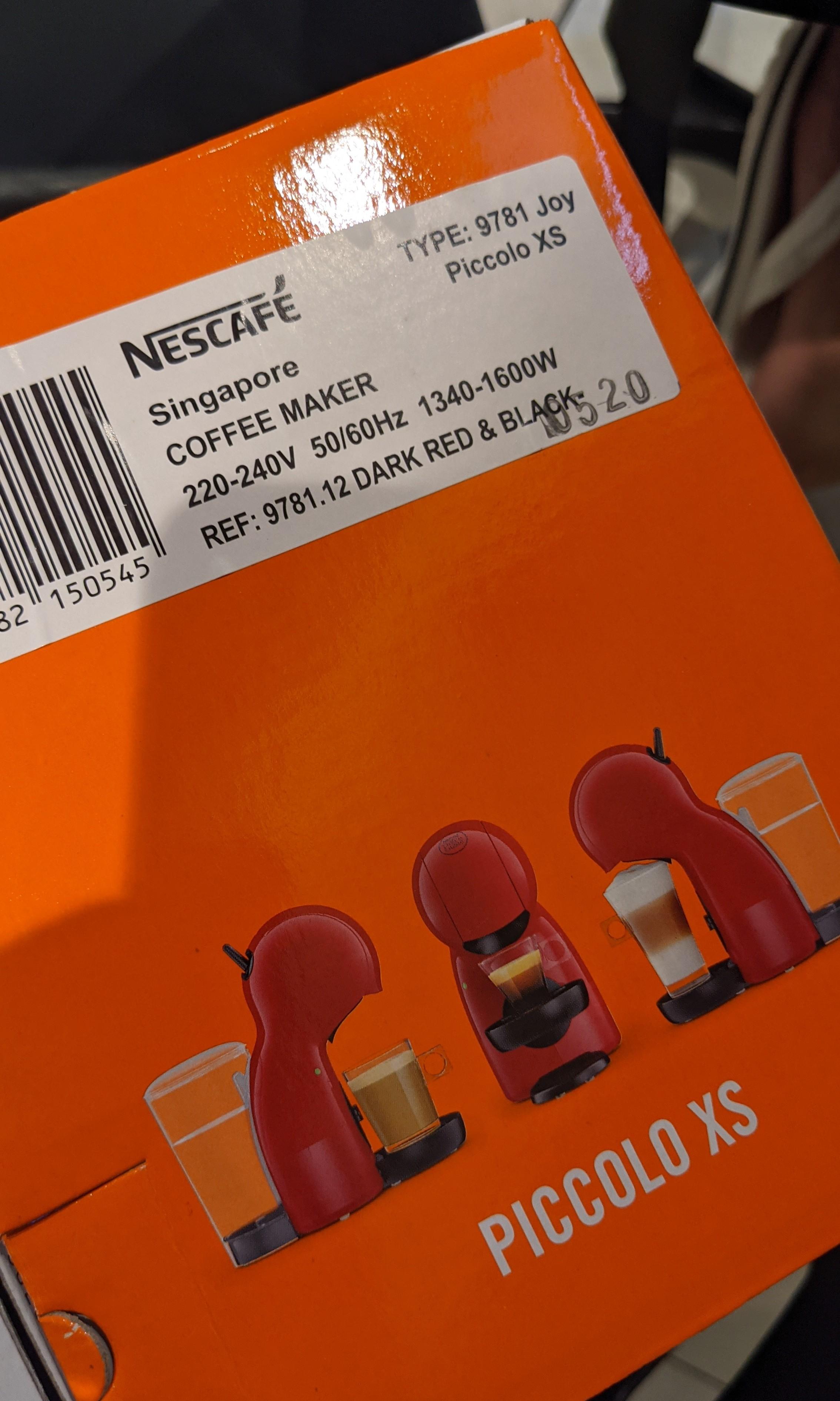 NEW Nescafe Dolce Gusto (Piccolo XS RED)Coffee Machine, TV & Home