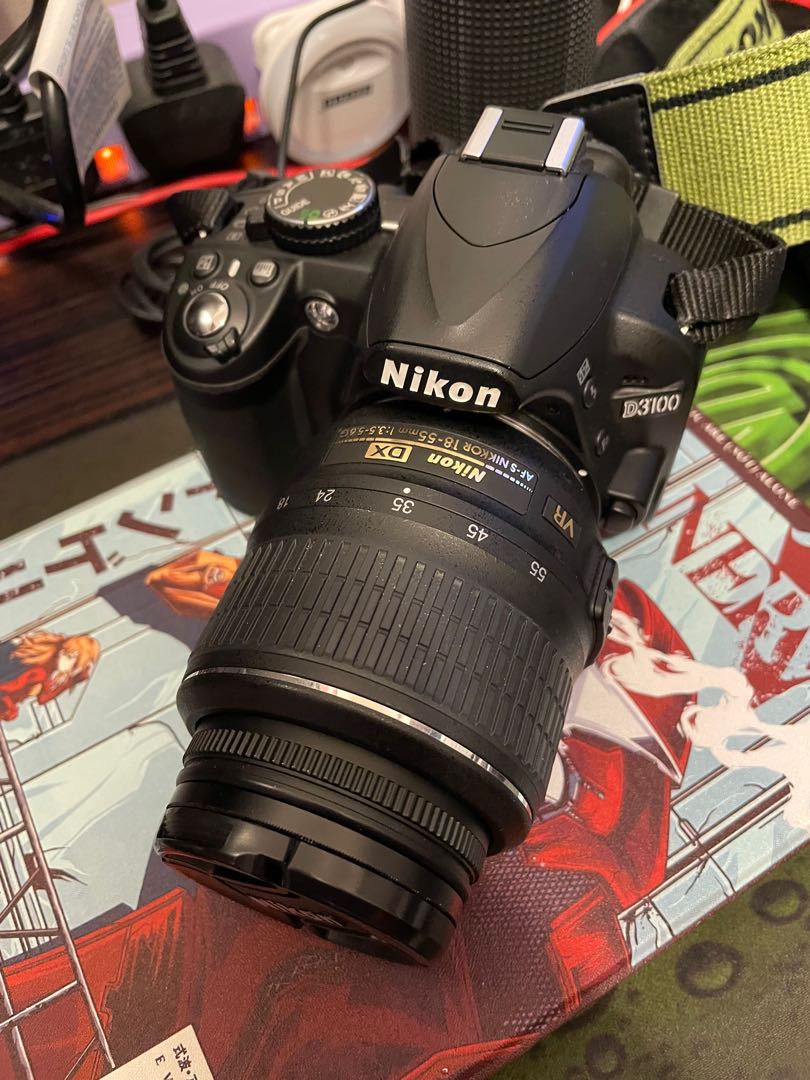 Nikon D3100 kit set + AF-S DX 55-300mm 鏡頭 一 Set, 攝影器材, 鏡頭及裝備 - Carousell