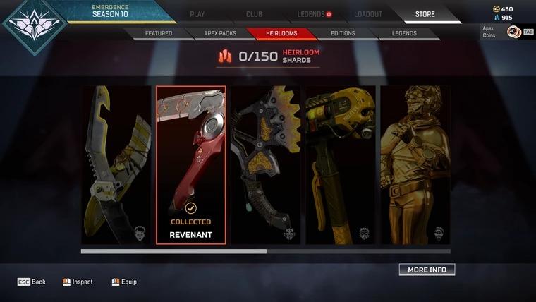 [PC] Fresh wraith & Revenant heirloom (Apex Legends), Video Gaming ...