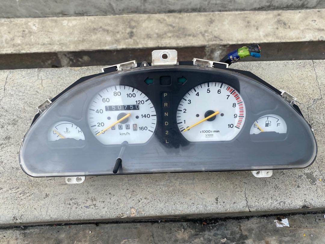Perodua Kancil 850 White Face Auto Meter Cluster, Auto Accessories on