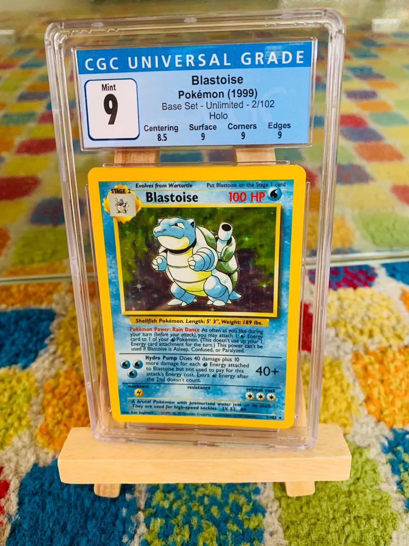Pokemon TCG : Vintage Base Set Blastoise (2/102). An iconic legend from the  Pokemon franchise. Professionally graded by CGC, 9 Mint., Hobbies & Toys,  Toys & Games on Carousell