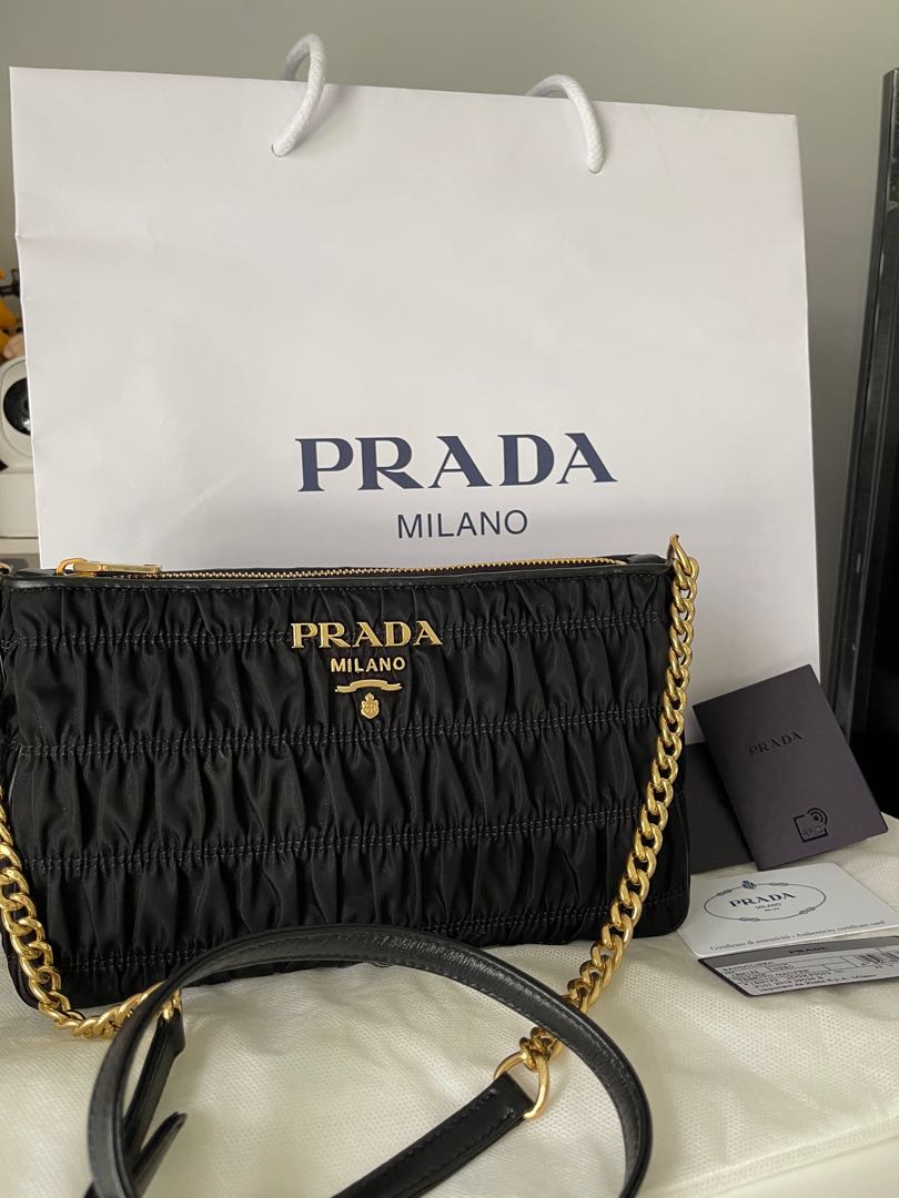 Prada gaufre sling bag clearance