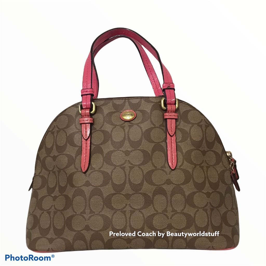 Coach Alma Bag in White, Women's Fashion, Bags & Wallets, Purses & Pouches  on Carousell