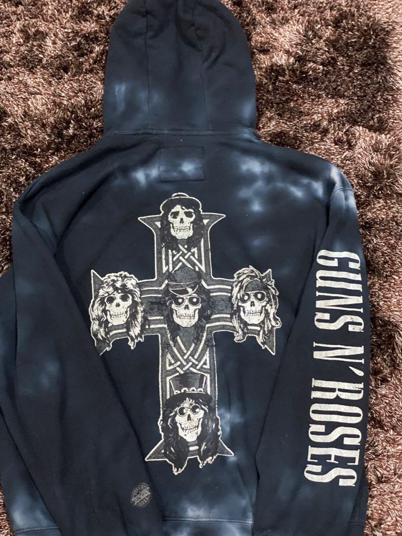 Pull and bear guns n roses hoodie on sale
