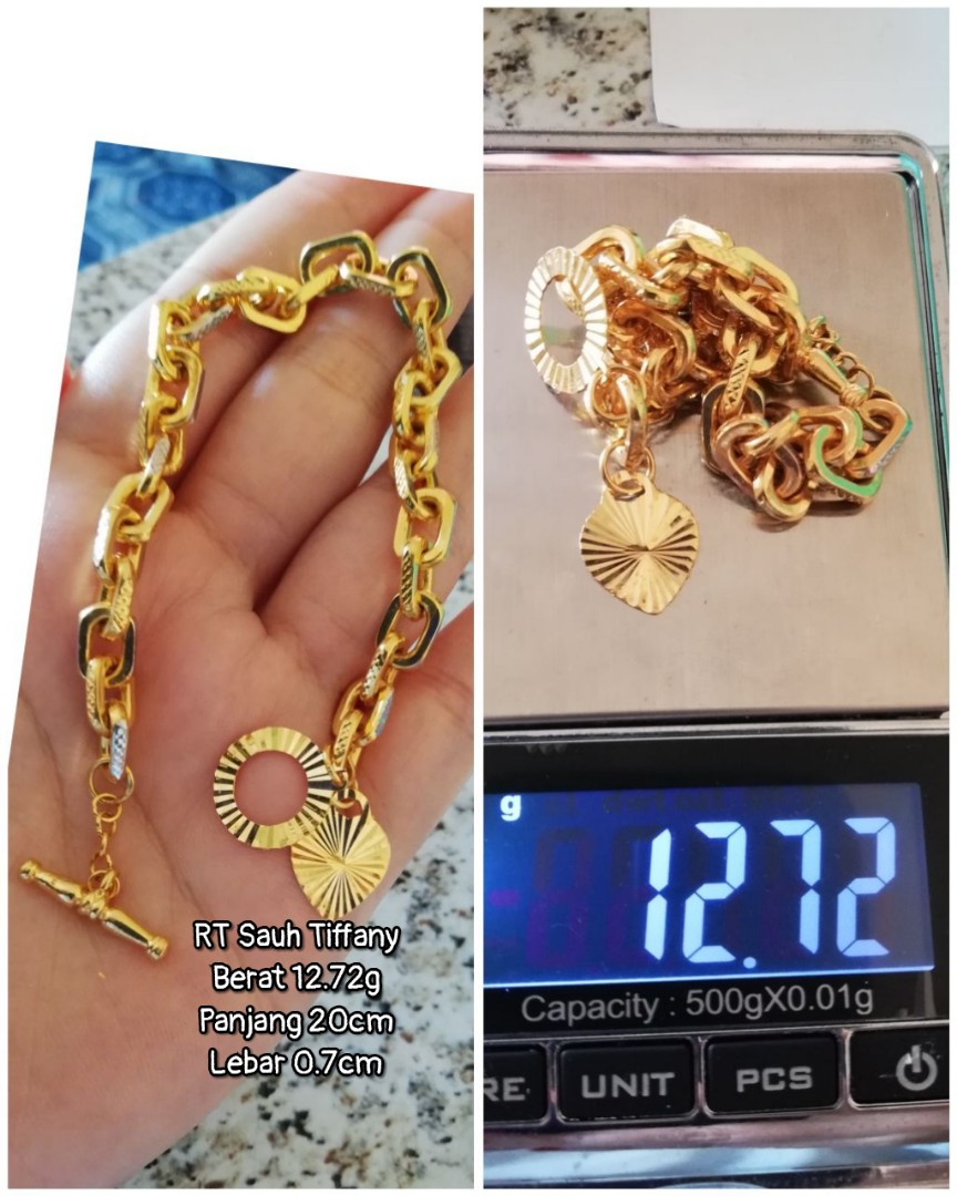 Rantai Tangan Emas 916 Women S Fashion Jewellery On Carousell