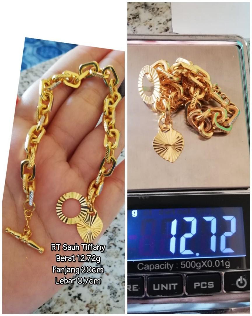 Rantai Tangan Emas 916, Women's Fashion, Jewellery on Carousell