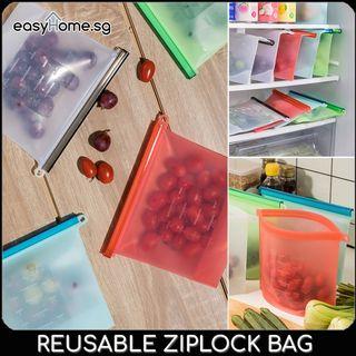 Reusable Jar Bags 10PCS, Mason Jars Silicone Food Storage, Freezer Safe Zip  lock Bag Containers, Large Airtight Fridge Organizer, Zipper Sealable  Silicon Sandwich, Lunch, Snack Container, Leakproof Reusable Plastic  Ziploc, Air Tight