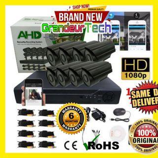 8CAM AHD1080p/1090P )CCTV WIFI High Security