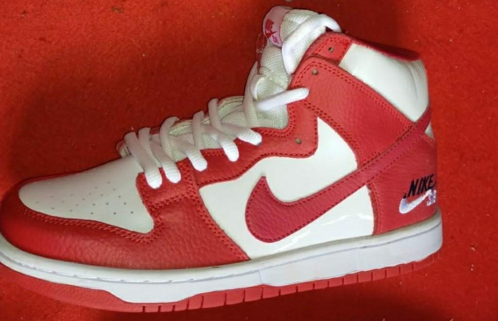 white high nike dunks