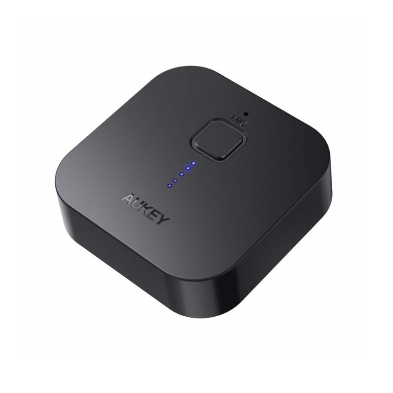 Sg Ready Stock Aukey Br C1 Wireless Receiver 3 5mm Stereo Jack And Music Adapter dp With Hands Free Calling For Home And Car Audio System 40 Audio Portable Audio Accessories On Carousell