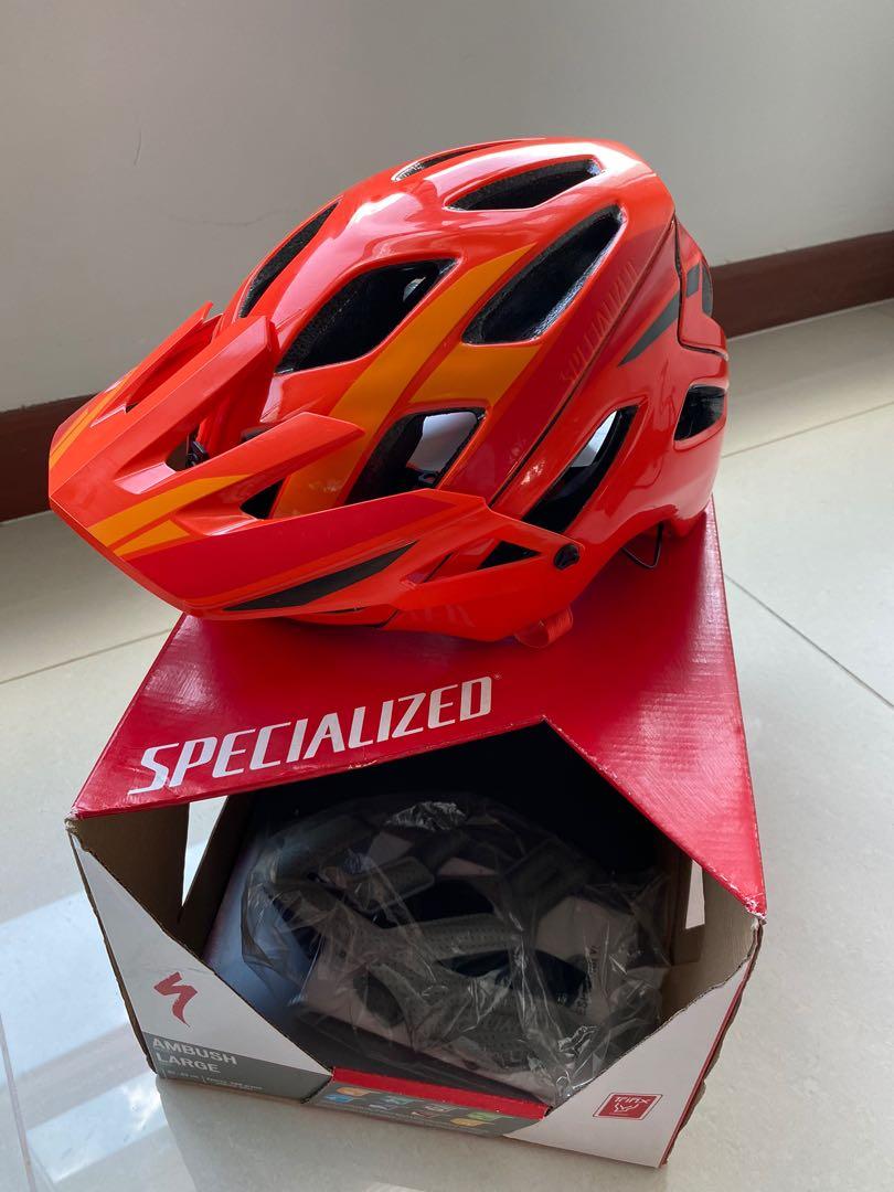 Specialized Ambush Helmet Moto Orange Sports Equipment