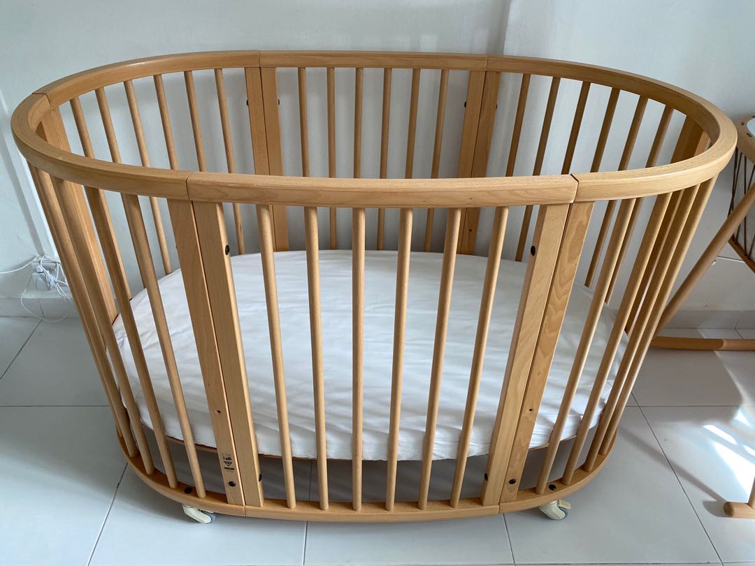 Stokke Sleepi Cot (incl. mini mattress + canopy), Babies & Kids, Baby
