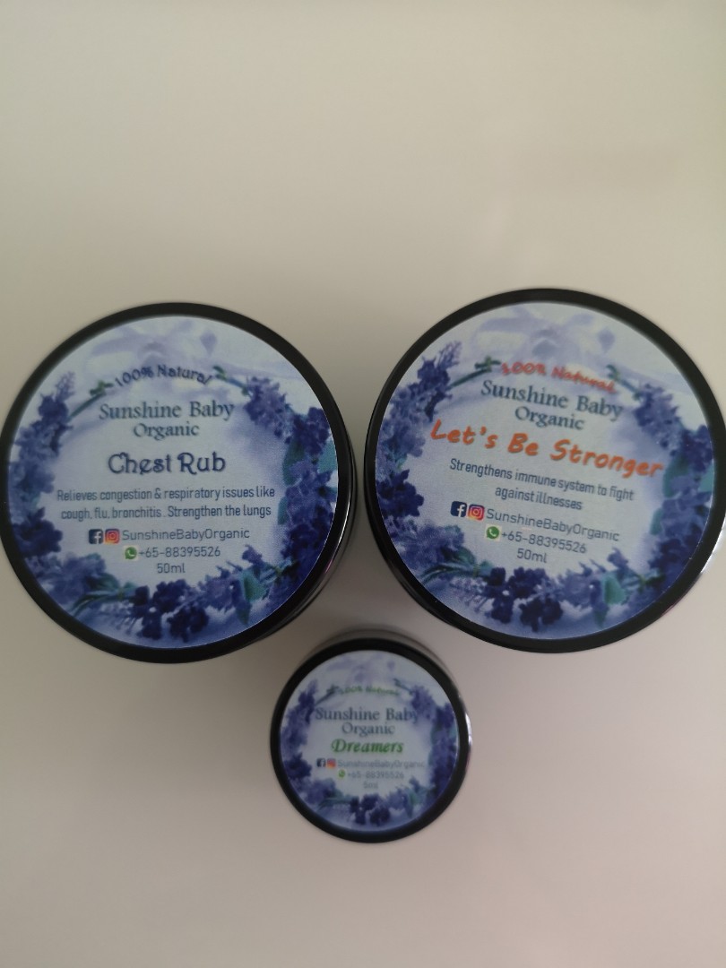 Organic baby rub top