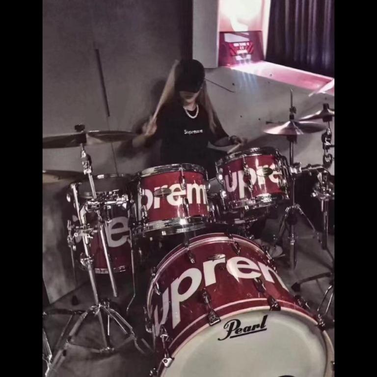 Supreme Pearl Session Studio Select Drum Set Red - SS19 - US