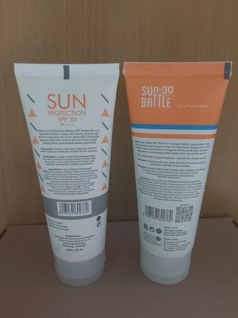 ingredient emina sunscreen