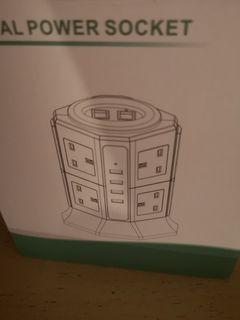 Vertical power socket