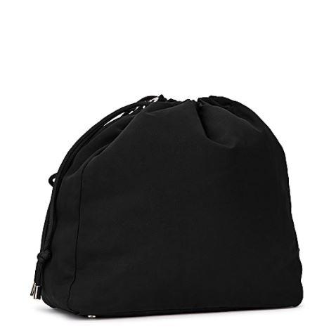 VIVIENNE WESTWOOD Hilary black nylon bucket bag