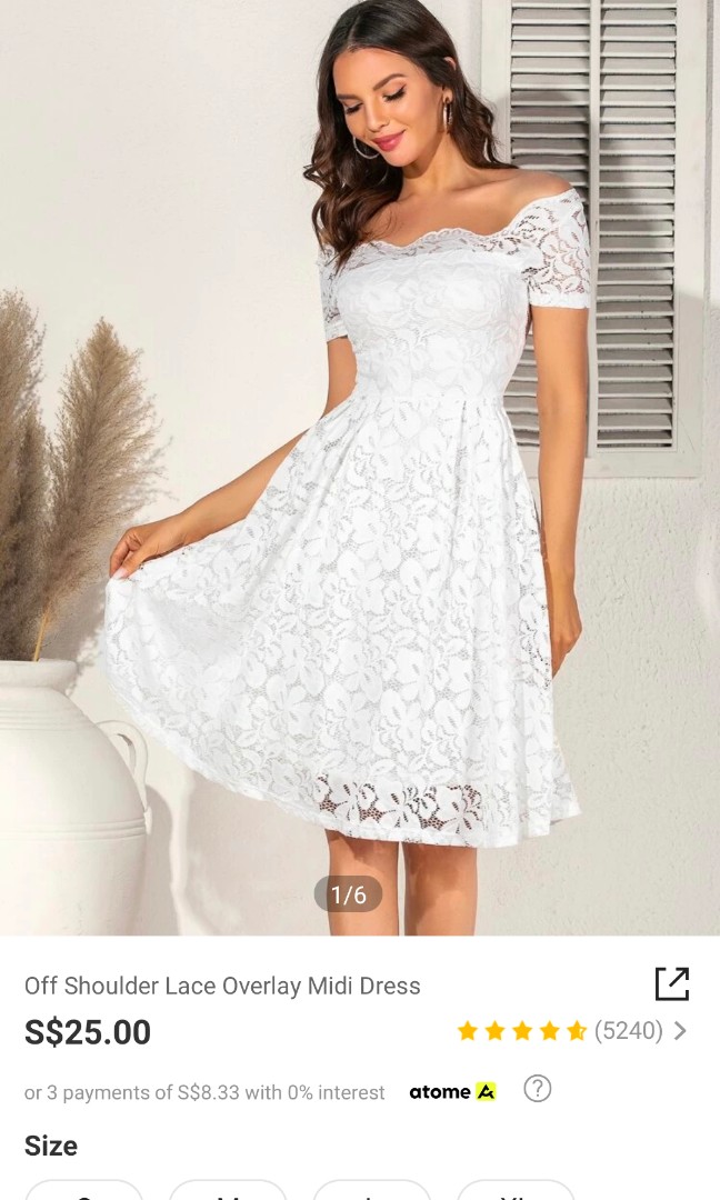 White dress sale civil ceremony